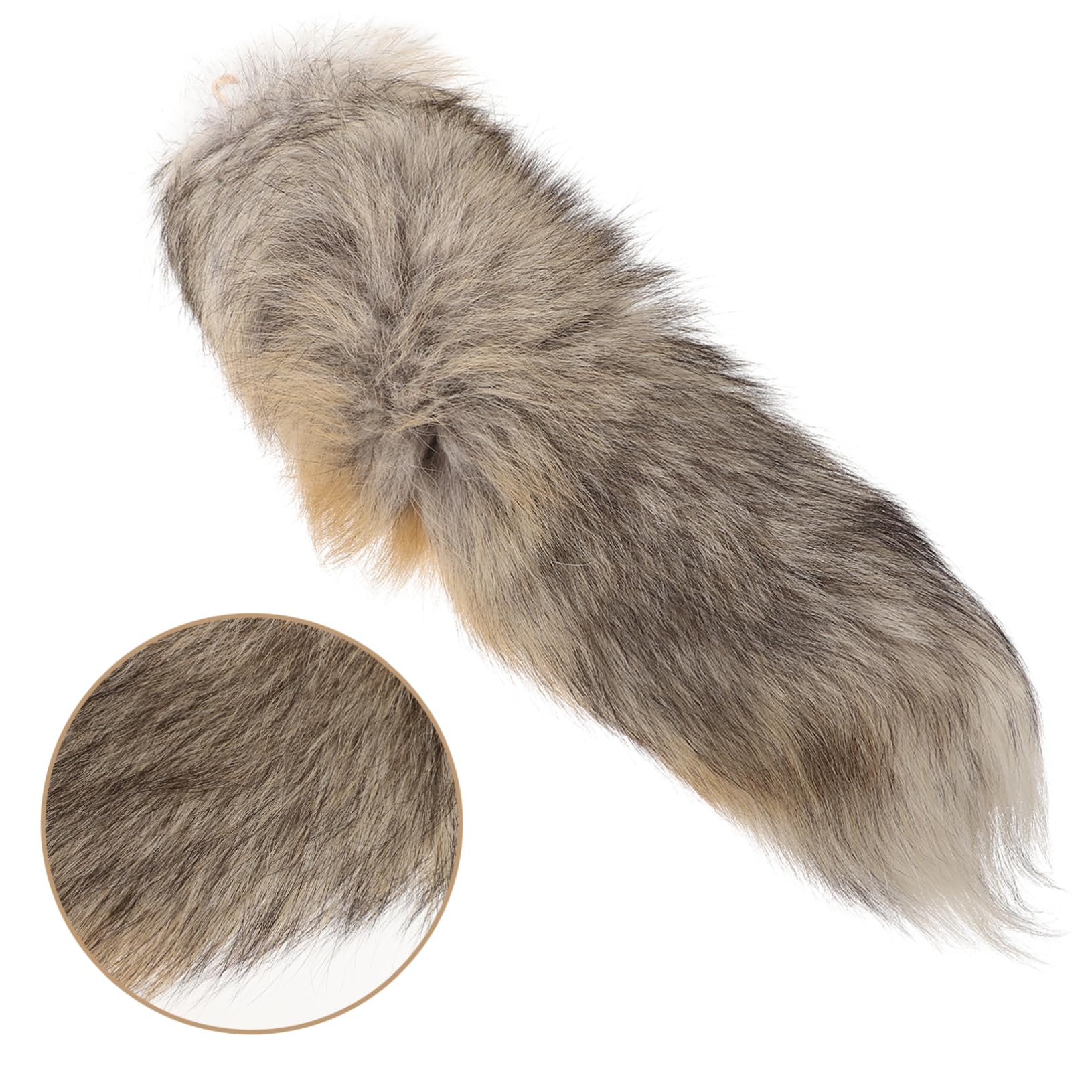 SOIMISS 2pezzi Portachiavi Coda Di Animale Peluche Con Gancio Decorativo Per Borse e Zaini Accessorio Elegante e Pratico Compatte e Leggero Adatto Tutte Le Età