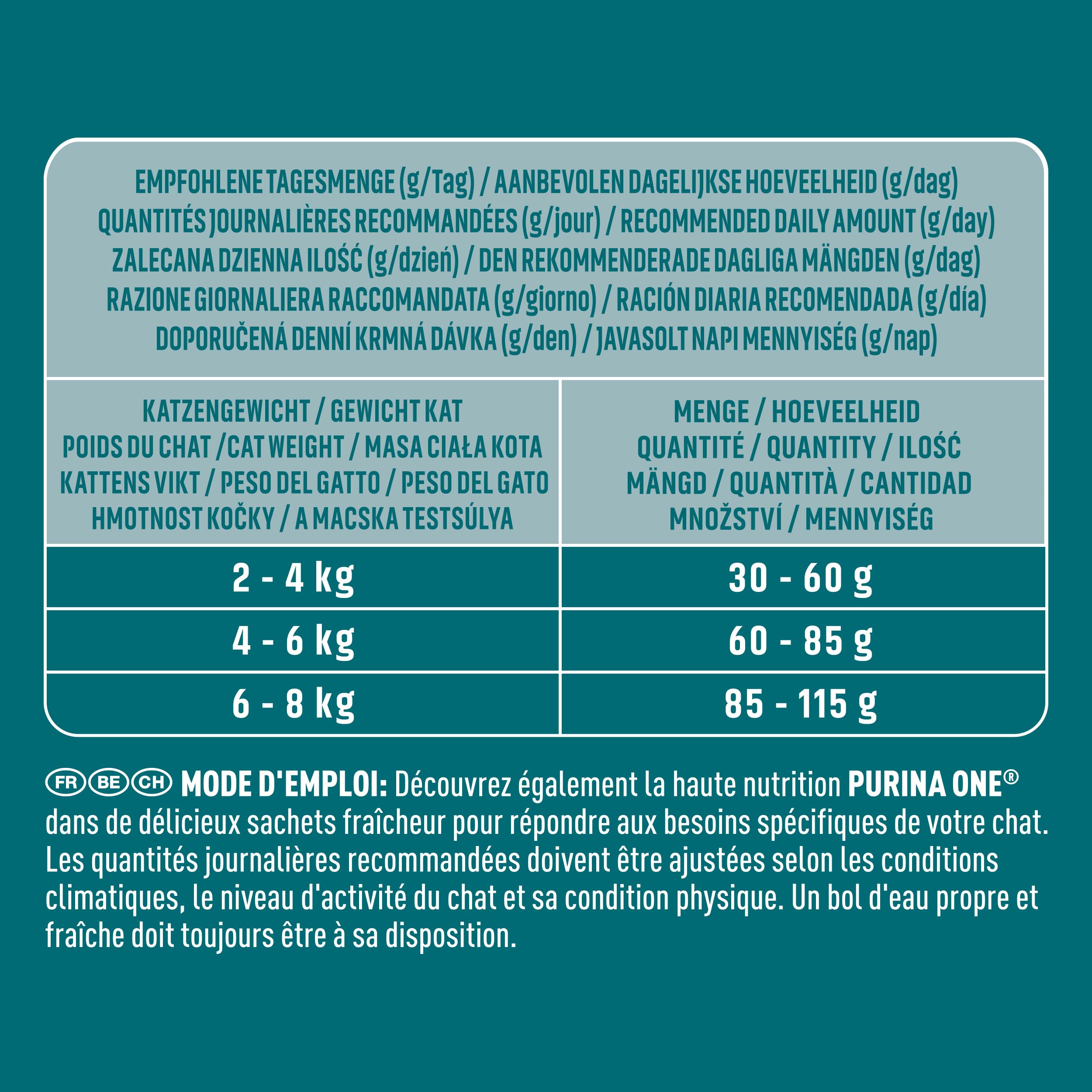 Purina One Bifensis - Pienso para Gatos Adultos, Pollo y Cereales integrales, 9,75 kg