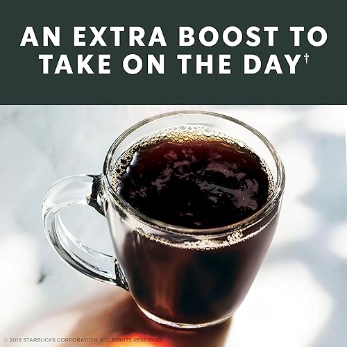 Miniatura 4 de Starbucks K-Cups de café tostado oscuro con 2 veces más cafeína, cápsulas de café para cafeteras Keurig, 1 caja (10 cápsulas)