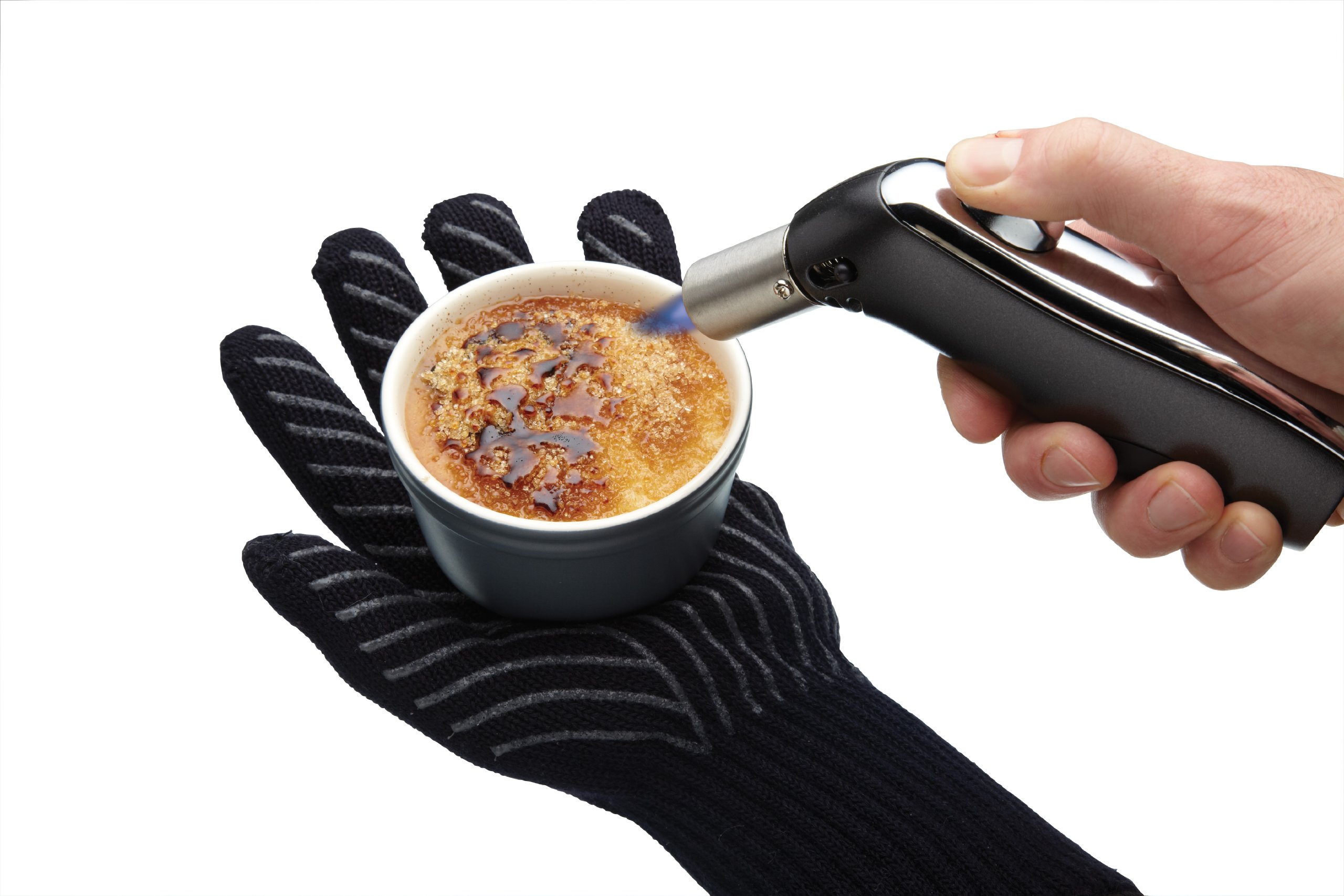 MasterClass Profesjonalne rękawice kuchenne odporne na wysoką temperaturę – czarne