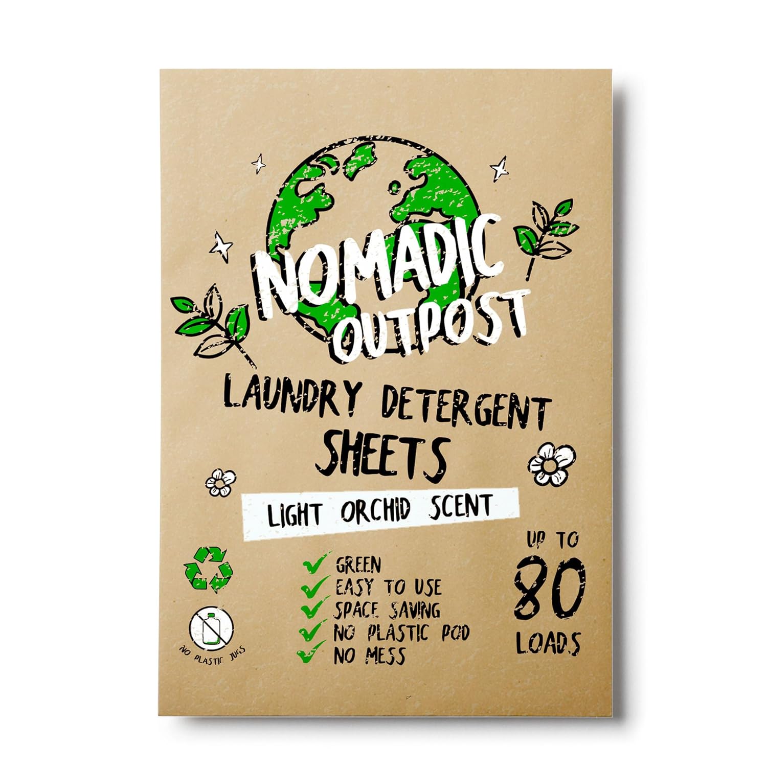 Eco-Friendly Laundry Detergent Sheets - Efficient Clean and Fresh Scented Washer-Friendly Soap Sheet - No Mess Space-Saving Laundry