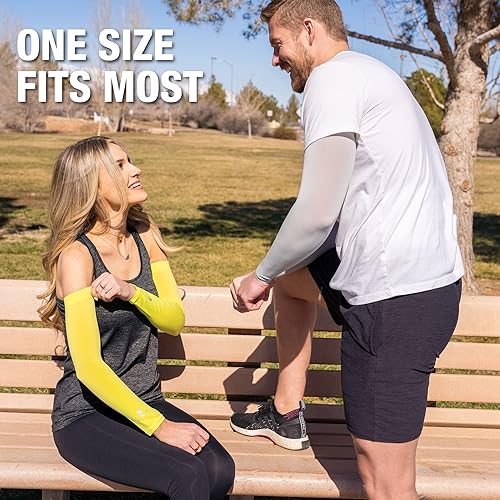 Miniatura 2 de SportsTrail Mangas Refrescantes para Brazos para Hombres y Mujeres – Transpirables, Protección Solar UV, Mangas Deportivas para Brazos para Mujeres