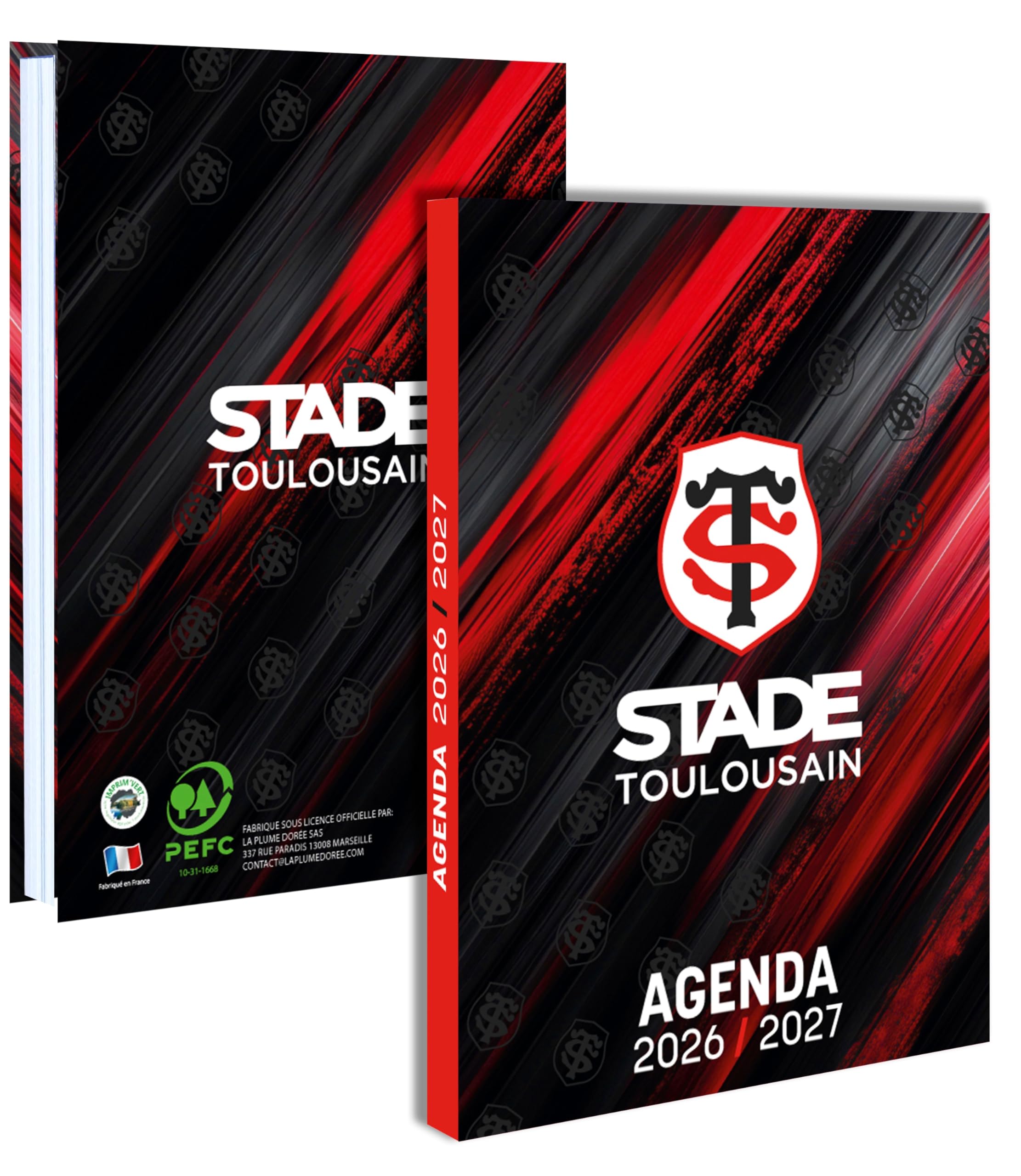 STADE TOULOUSAIN Agenda Scolaire Toulouse 2026 2027 - Collection Officielle Rugby