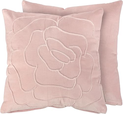 Primitives by Kathy Oreiller-chou, 45,7 x 45,7 cm, brodé, rose