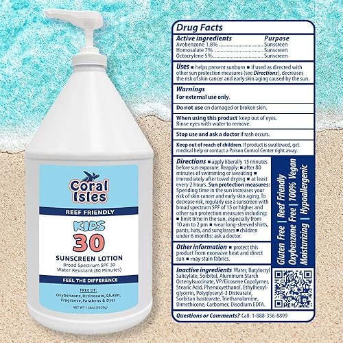 Miniatura 6 de KIDS Rocky Mountain Sunscreen SPF 30 LOTION  Reef Safe (Octinoxate & Oxybenzone Free) Water-Resistant  Broad Spectrum UVAUVB Protection  Non-Greasy,