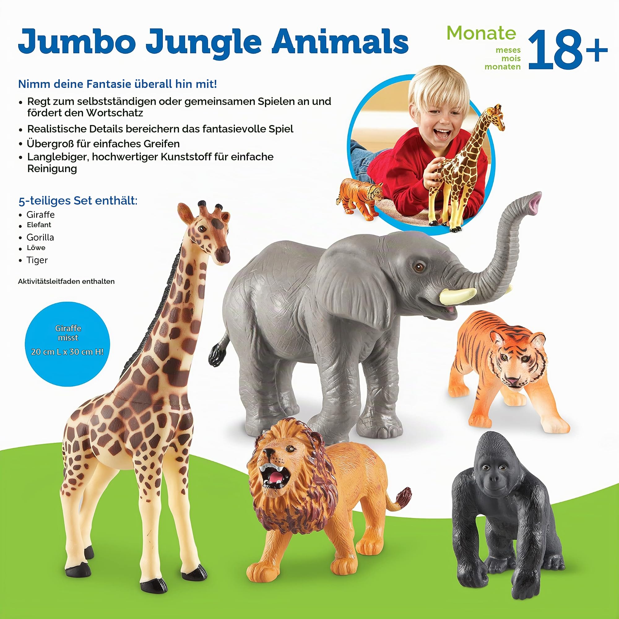 Learning Resources Große Dschungeltier Lernspielzeug Geschenk Kleinkinder