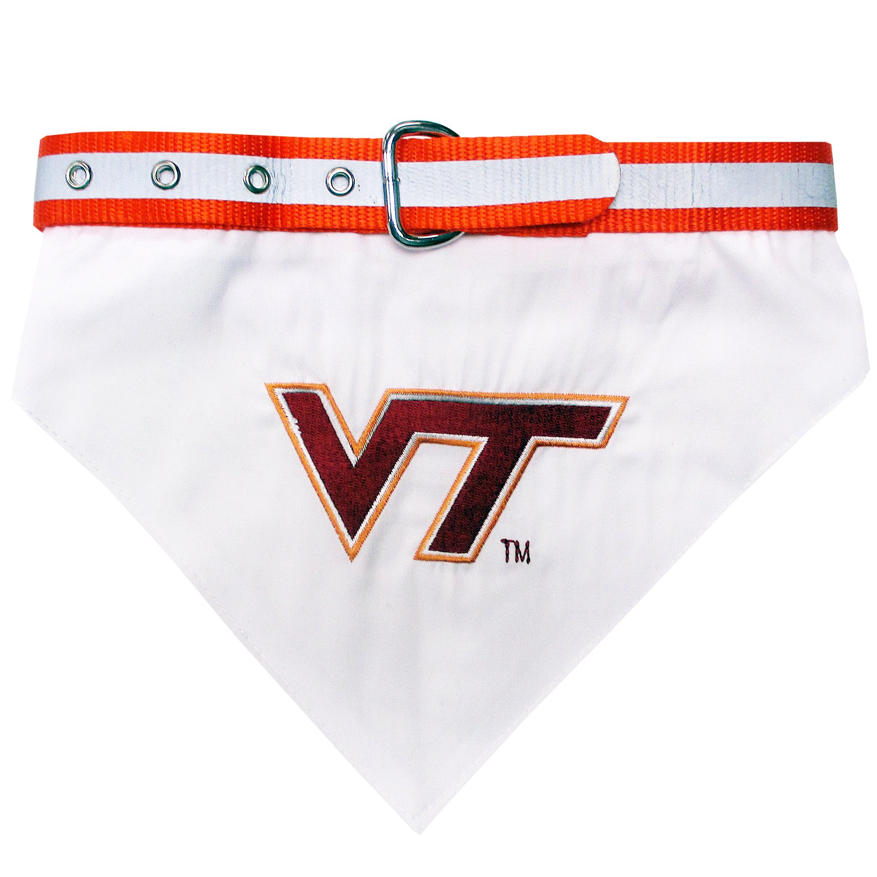 Pets First Collegiate Pet Accessories, Collar Bandana, Virginia Tech Hokies, Small