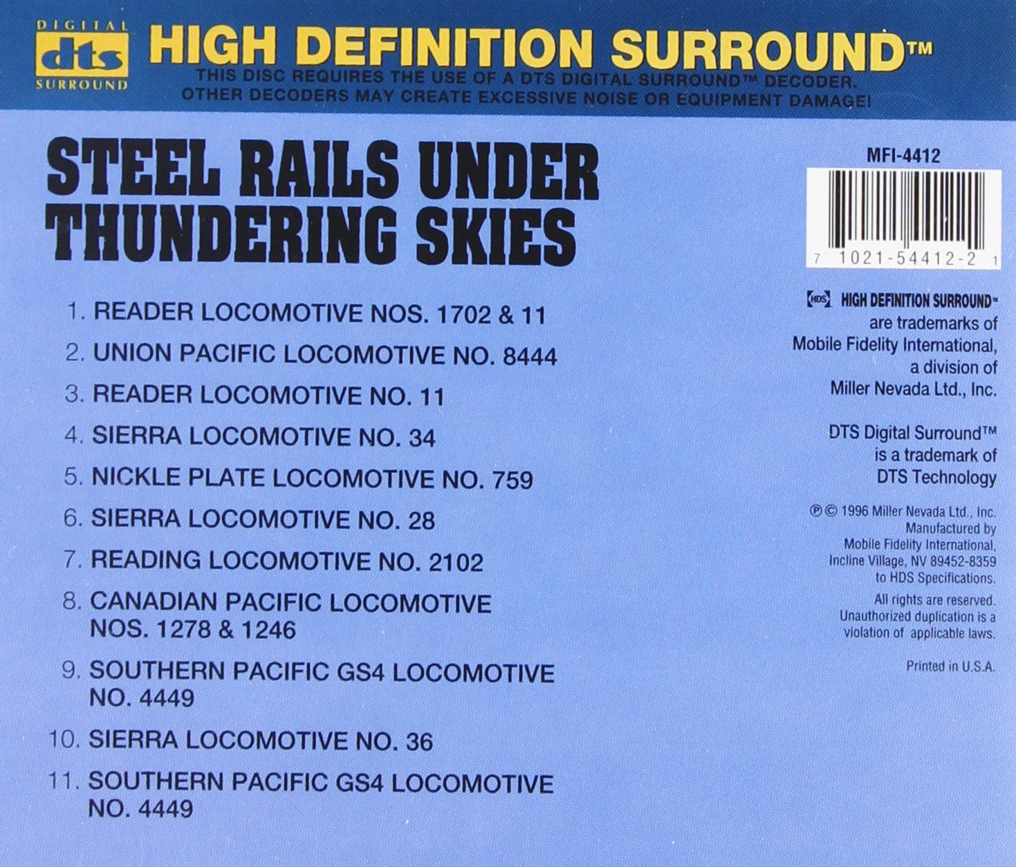 Sound Effects: Steel Rails