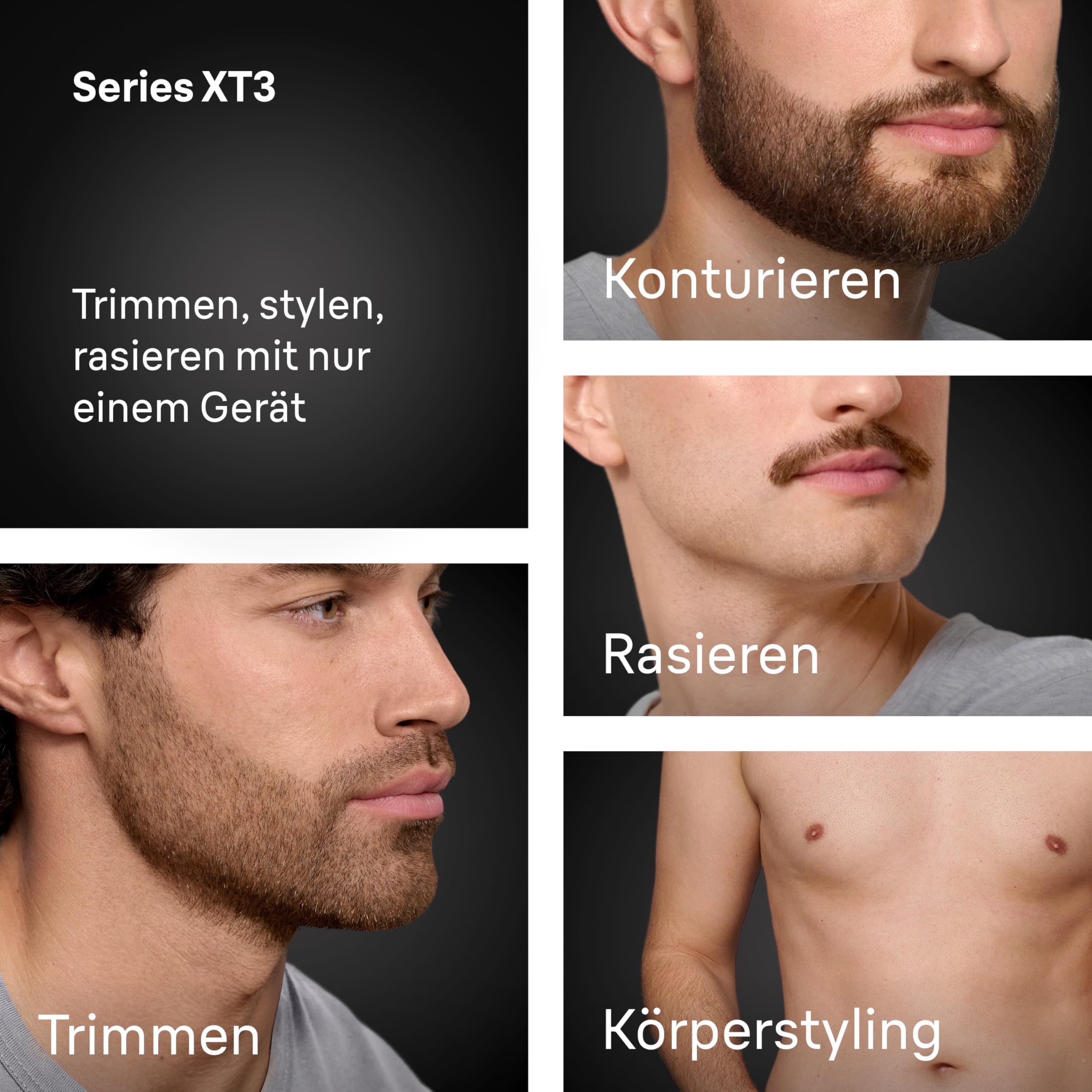 Bundle of Braun Series 5 Elektrorasierer Rasierer Herren Elektrisch Ladestation,Wet & Dry, rasierapparat, Made in Germany + Braun Series XT3 All-in-One, Groomer, Bart Styler, Trimmen & Rasieren,
