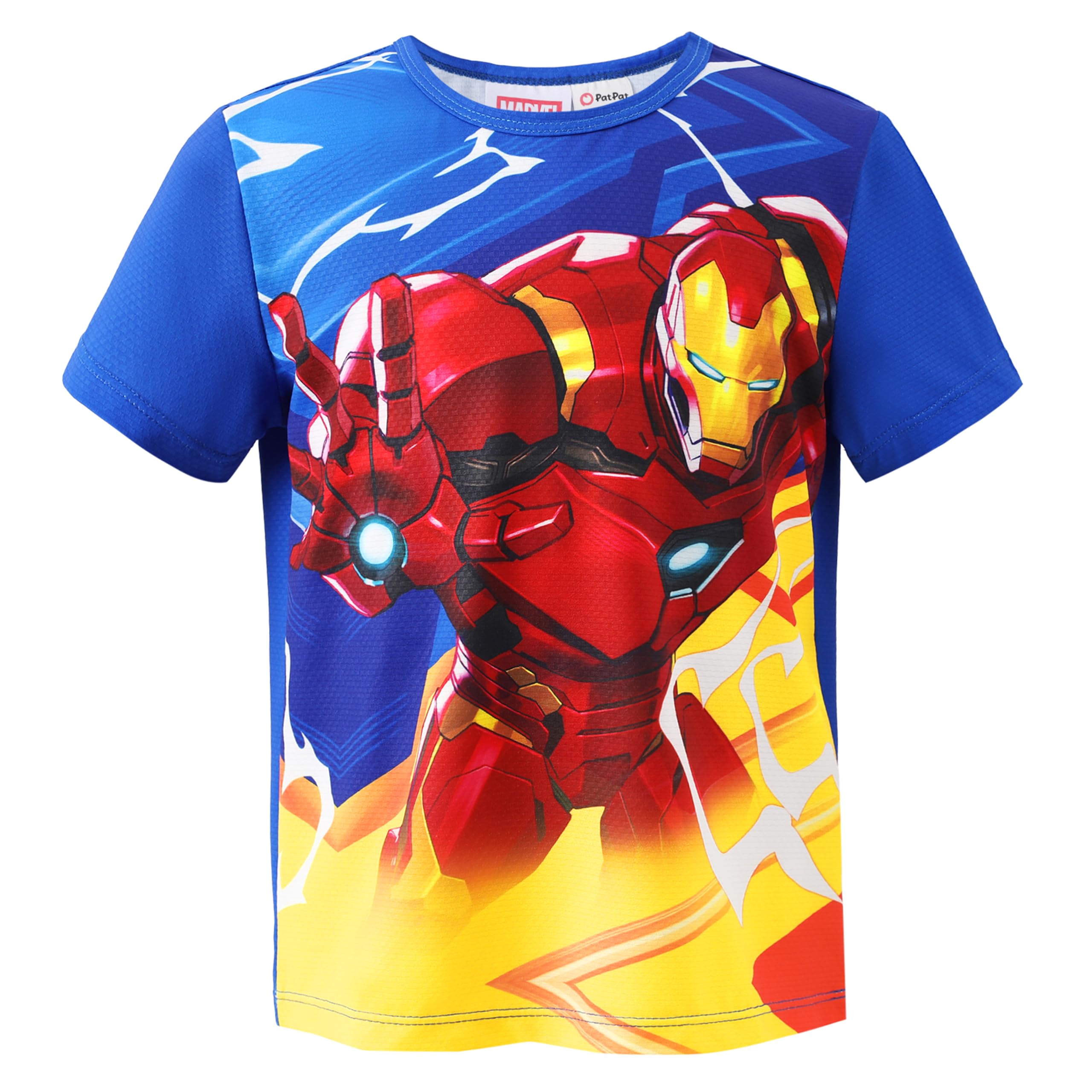 Disney Marvel Girls' and Boys' Athletic UV Quick-Dry Sports Graphic T-Shirt