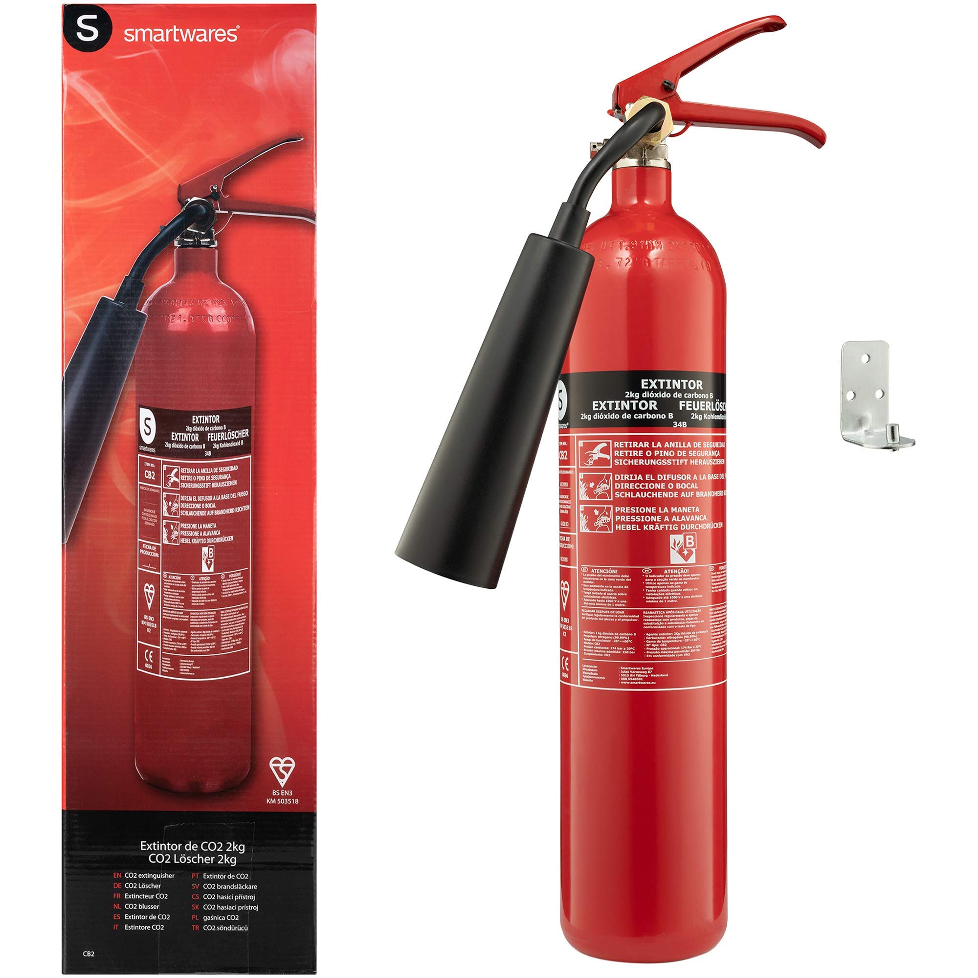 Smartwares FEX-15621 Extincteur CO2