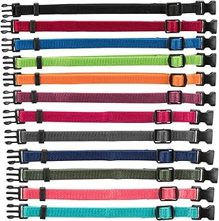 Puppy Collars Pack of 12 Size M-L 2 Sizes Available Sturdy Comfortable Dog Collar for Puppies product image