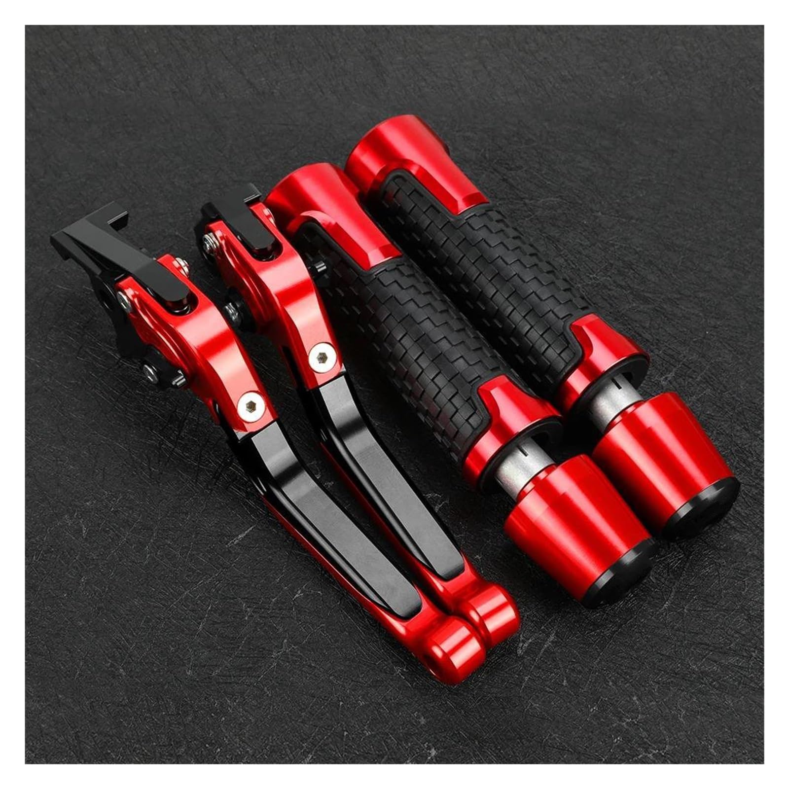 Usqbuzhhk R Brake Clutch Leve 7/8" 22Mm Non-Slip Ubbe Handleba Handle Ba Grips Ends Clutch Brake Levers Fo Suzuki Gs500e Gs500 E 1994-1998(R)