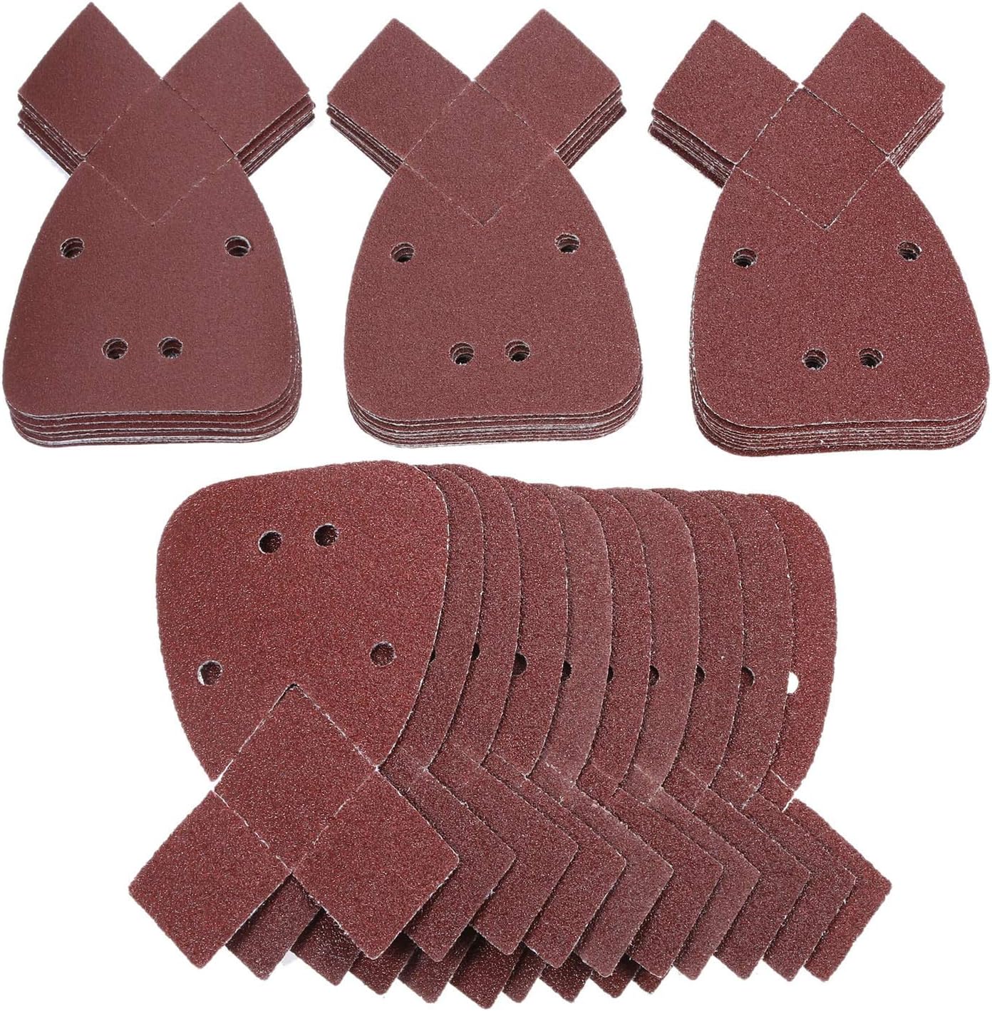 Sander Sandpaper 40Pc 170x140x95mm Sanding Paper 40/60/80/120 Grit Mouse Sanding Sheets Pads Sand Paper
