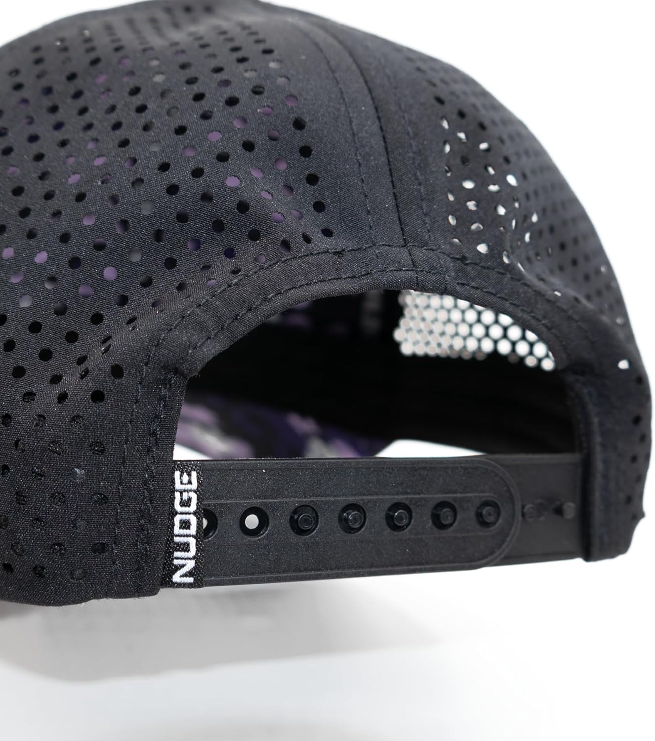 Nudge Printing Collegiate Performance Hat with Adustable Snap Closure - Image 5