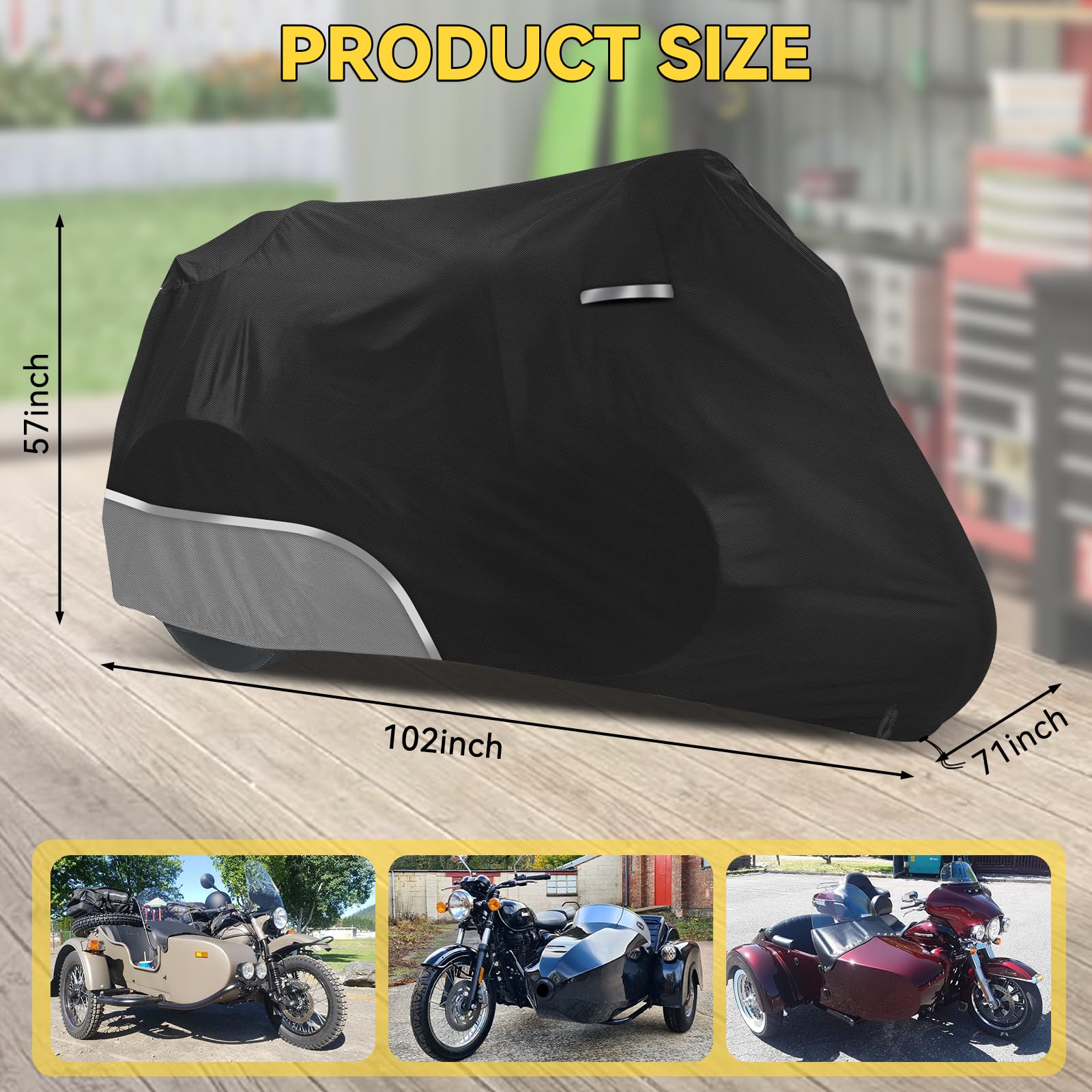 Amazon | Kistrba バイクカバー サイドカーバイク用 ウラル対応 | BMW