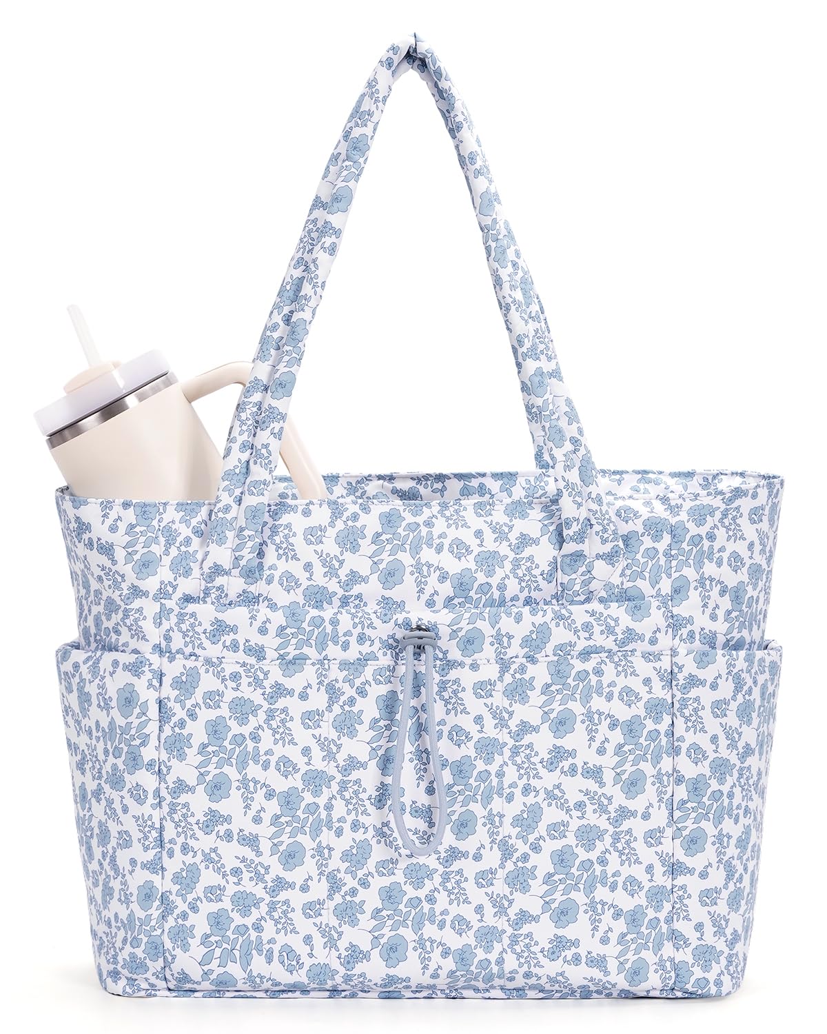 Wandering Nature Tote Bag for Women, Puffy Handbags for Work, Travel, Nurse
