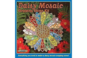 Midwest Products Mosaic Stepping Stone Kit, Daisy