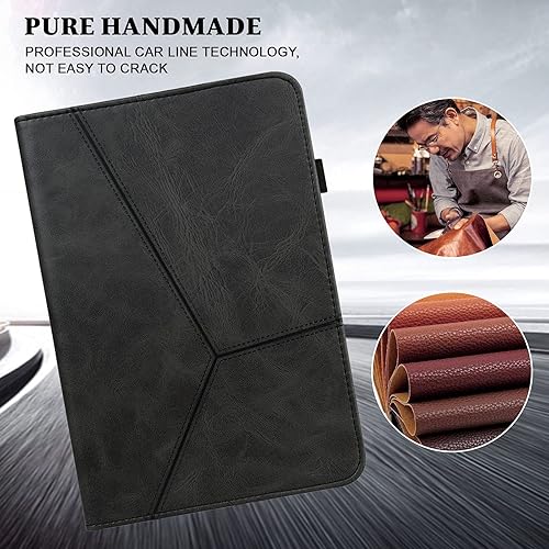 Miniatura 7 de ALILANG Funda para Samsung Galaxy Tab S9 de 11 pulgadas 2023 (SM-X710X716BX718U) con soporte para bolígrafo y múltiples ángulos de visión, funda de