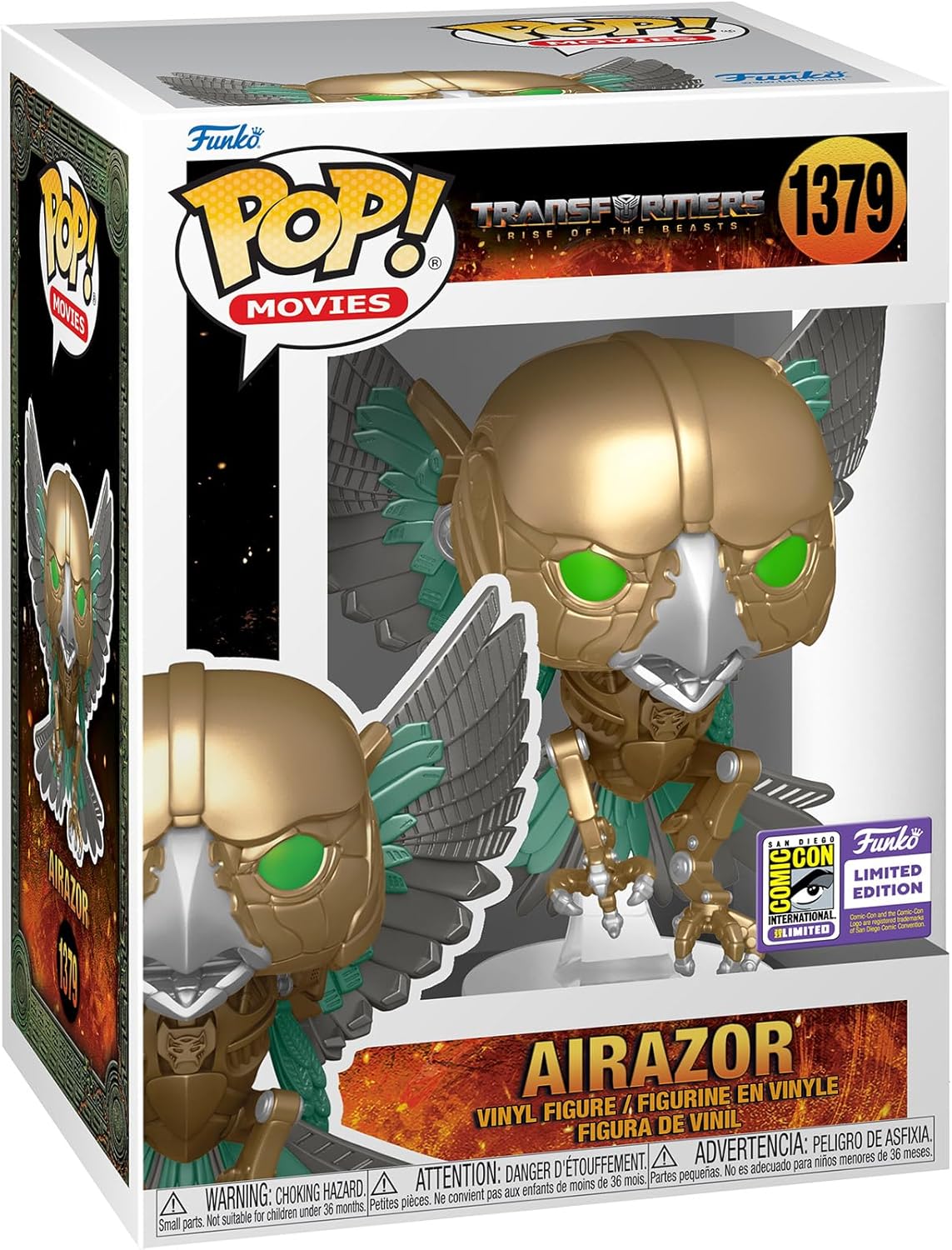 Funko Pop Movies: Transformers Rise of The Beasts - Air Razorazor, 2023 Summer Convention - Amazon Exclusive - Collectable Vinyl Figure - Gift Idea - Official Merchandise - Toys for Kids & Adults