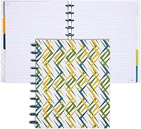 Vista 145 de Talia - Cuadernos de notas con tapas, planificador, personalizables, (Floral azul, Junior 18633 (5.5 pulgadas x 8.5 pulgadas))