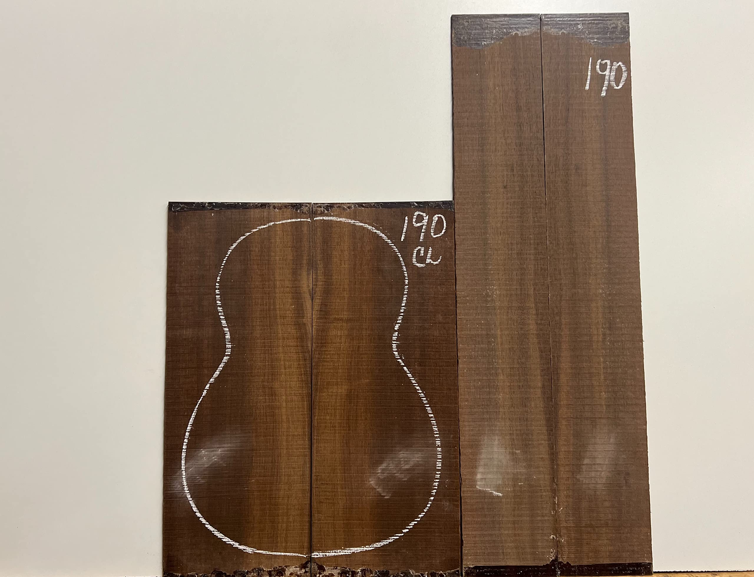 Exotic Wood Zone | Indian Laurel Classical Guitar Back and Side Sets Luthier Tonewoods # 190