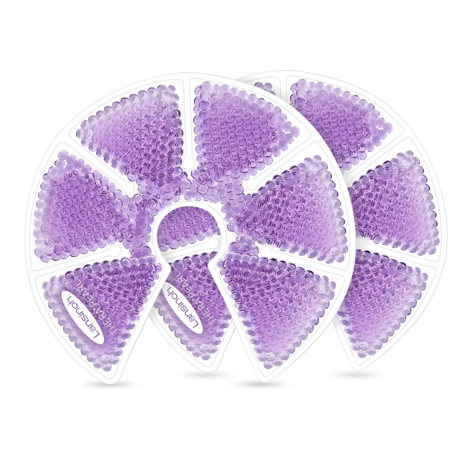 Lansinoh Terapia de Frío/Calor para el Pecho, TheraPearl 3 en 1. Para la mastitis, pechos congestionados y ayuda a la estimulación de la salida de la leche materna. 2 unidades con funda lavable