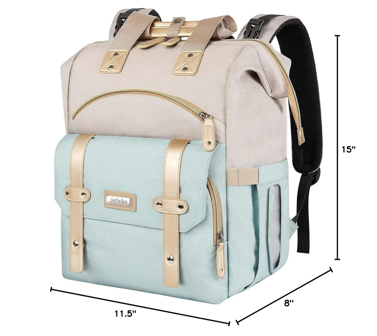 Jiefeike Wickeltasche, Rucksack