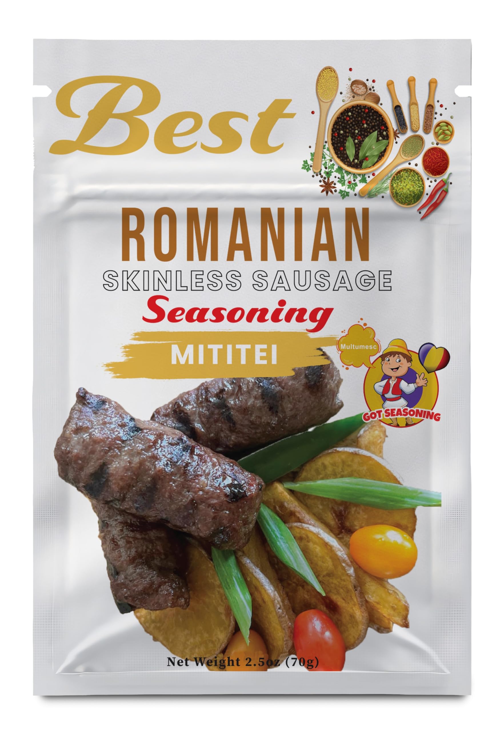 Romanian Mititei Master Blend Authentic Seasoning