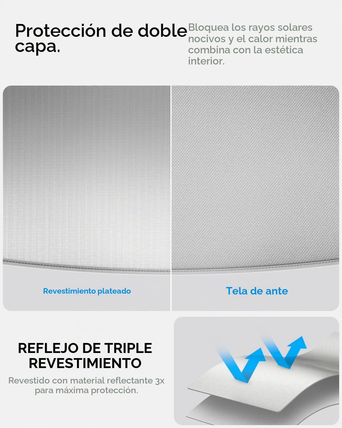 Spigen Tesla Model Y Juniper (Solo Premium & Performance 2025 2026) CryoShade Parasoles de Techo de Doble Capa con Protección contra Rayos UV [Pack de 2] Incluye 16 Clips para Accesorios Tesla Model Y