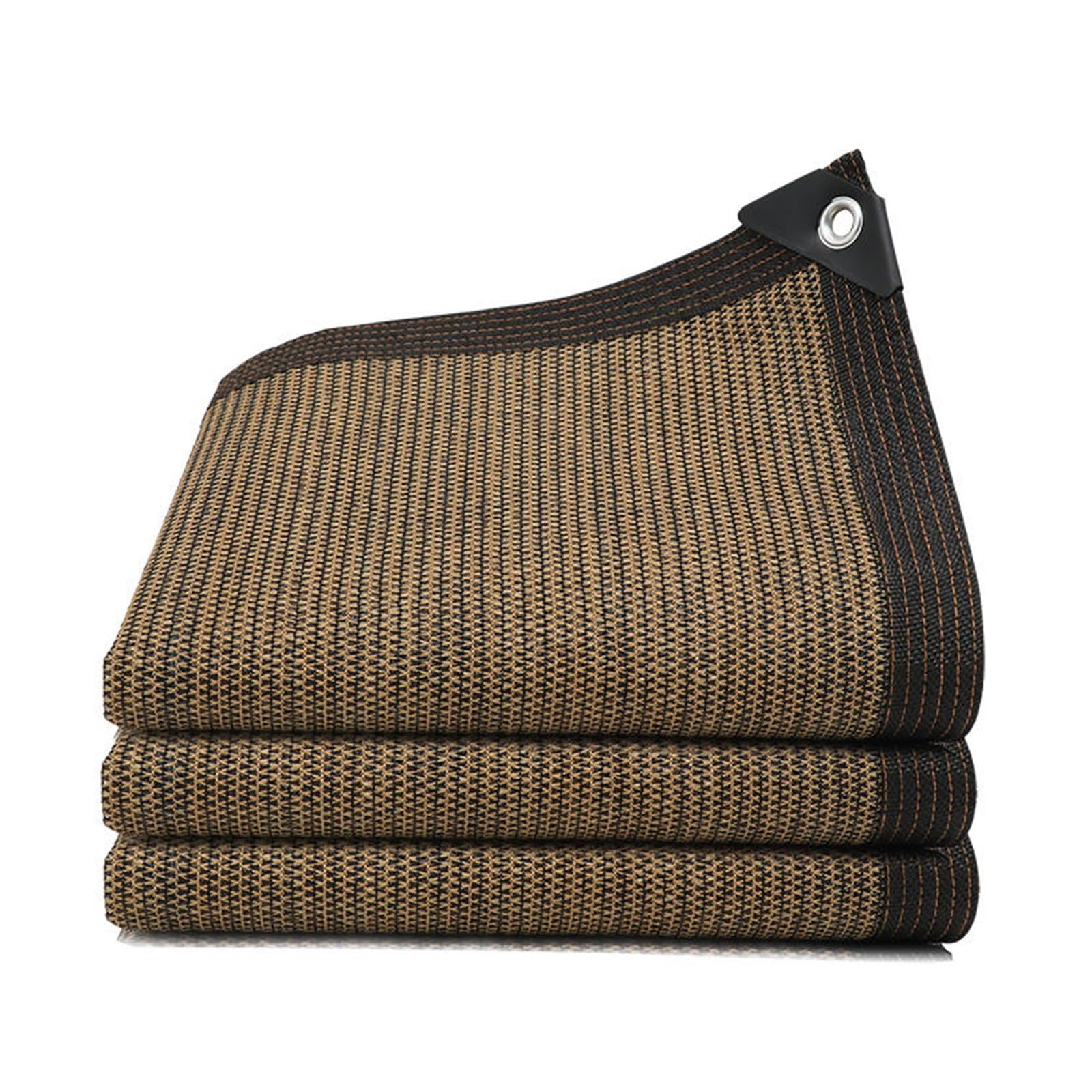 Privacy Screen Shade Cloth 90% Shading Cover 3.3X16.4FT 6.6X39.4FT 13X19.7FT 26X26FT Brown Sun Shade Net for Plants Greenhouse Outdoor Pergola Lawn(Size:2x2m/6.6x6.6ft)