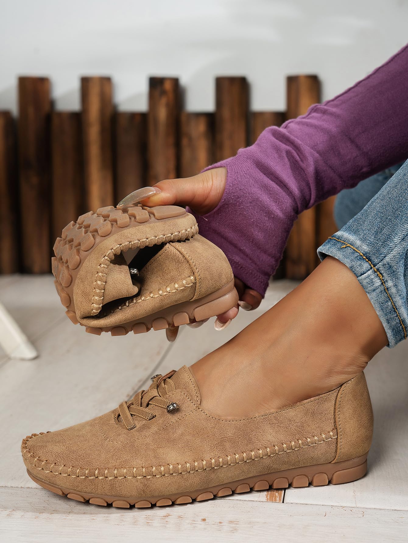 Mocasines de piel auténtica cómodos y suaves cosidos a mano, mocasines ortopédicos de cuero para mujer, zapatos de vestir ortopédicos 2026, ligeros, con lazo, zapatos de vestir ortopédicos