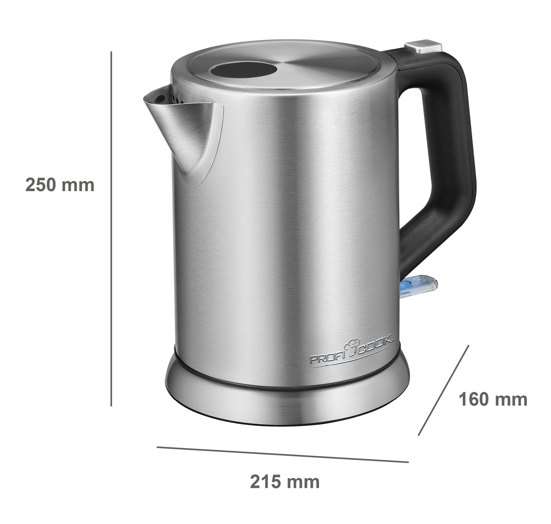 ProfiCook PC-WKS 1148 T, 2-in-1 thermoskan en waterkoker in één, 1,5 liter, warm water voor uren, roestvrij staal