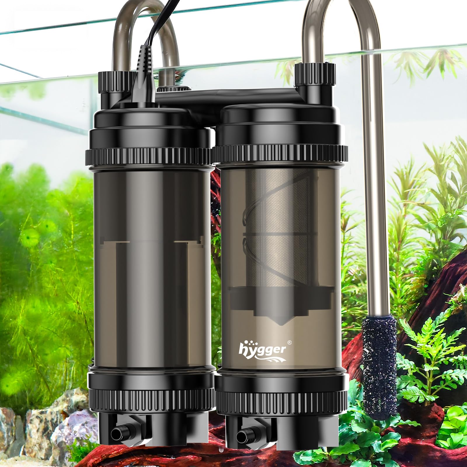 Pawfly 6 Pack Vorfilterschwamm Aquariumfilter Anti-Saug-Schaumstoffabdeckung Rollen für kleine