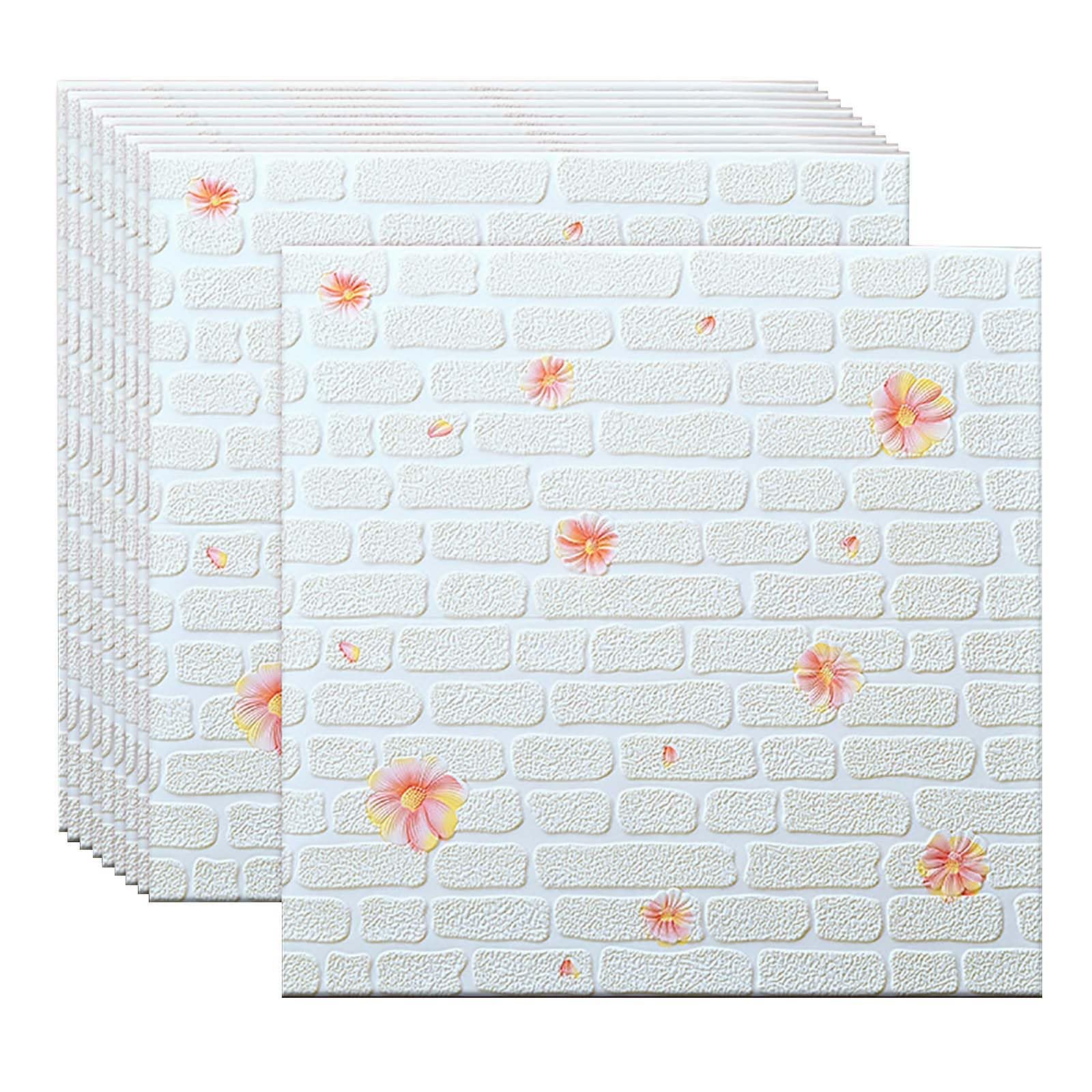 Panneaux artificielles 3D pour masquer les défauts des murs, brique adhésive 15 pièces