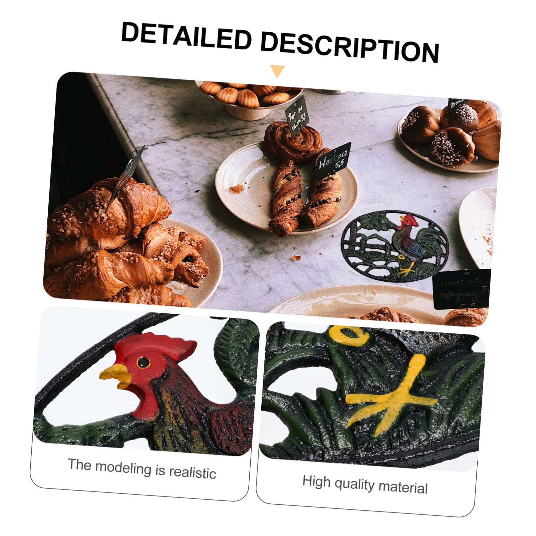 LABRIMP 1pieza Cojín De Fundido Decorativo Diseño De Salvamanteles De Aislamiento Térmico para Cocina y Comedor Resistente y Práctico