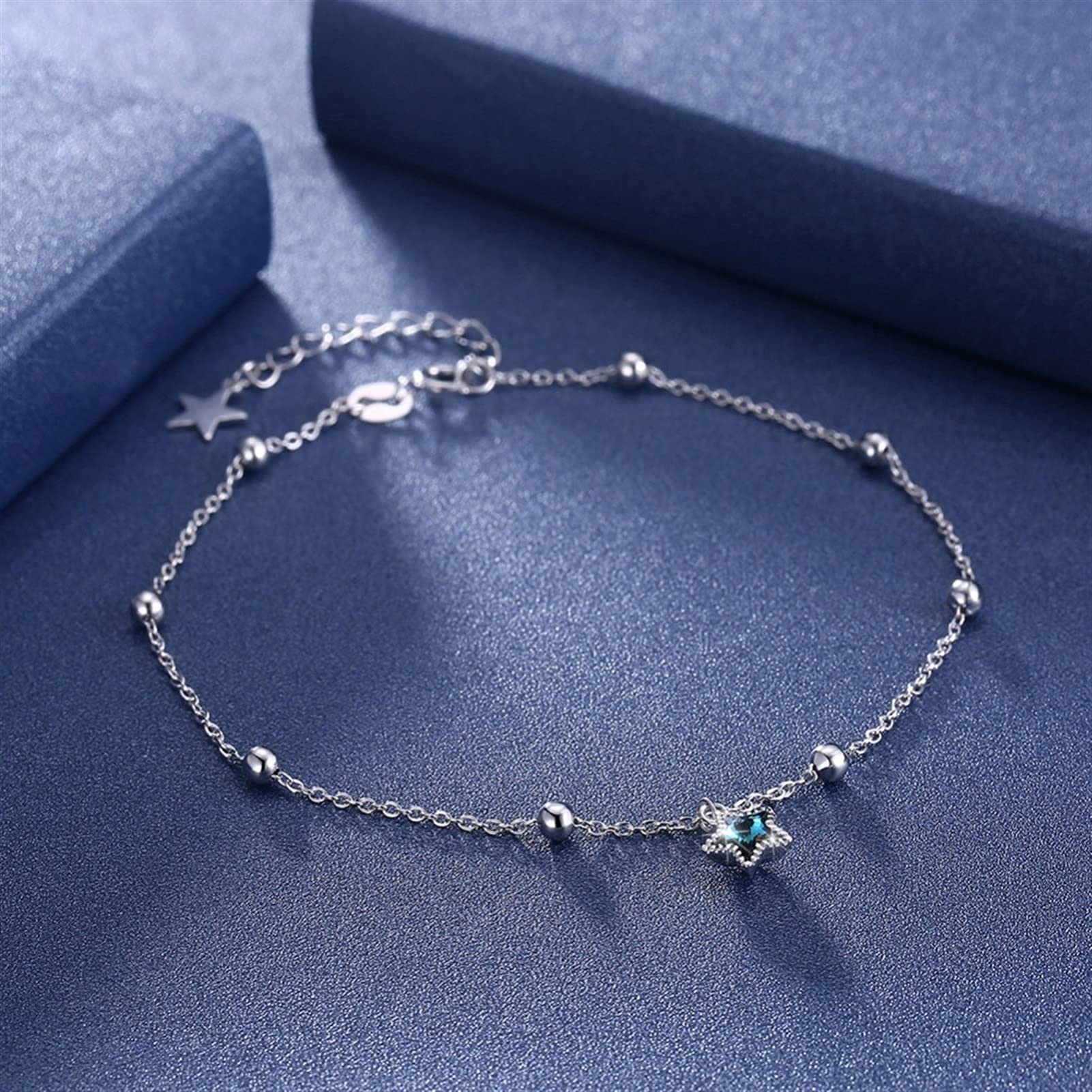 Braccialetti alla caviglia Cavigliera da donna, cavigliere Ciondolo in cristallo Piede da spiaggia Cavigliera da donna Gioielleria raffinata da indossare tutti i giorni Cavigliere da donna