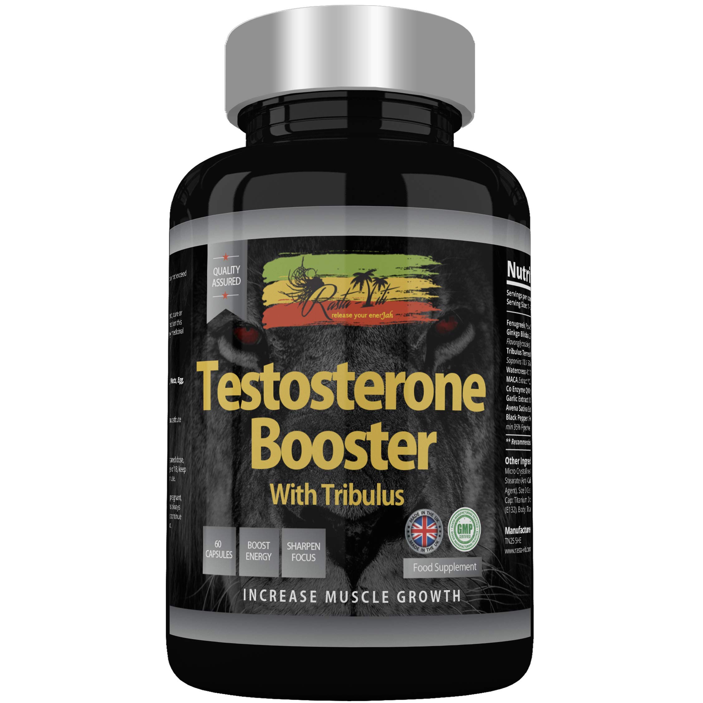 Testosterone Support Supplement for Men High Strength with Tribulus