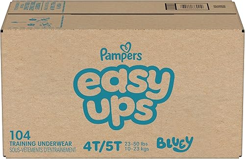Miniatura 17 de Pampers Easy Ups Pantalones de entrenamiento para niños y niñas, 4T-5T (talla 6), 104 unidades, el embalaje y las impresiones pueden variar