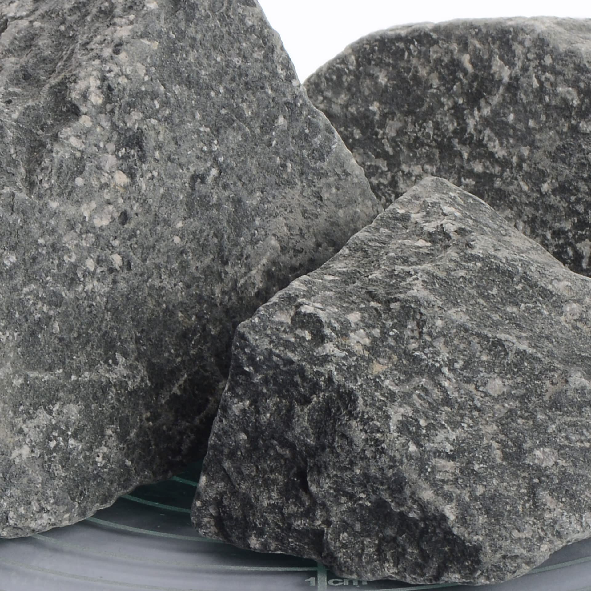 Schicker Mineral Pierres de sauna allemandes - 10 kg - Pierres d'infusion de diabas de qualité supérieure - Sélectionnées à la main - Haute résistance et capacité de rétention de la chaleur - Pour