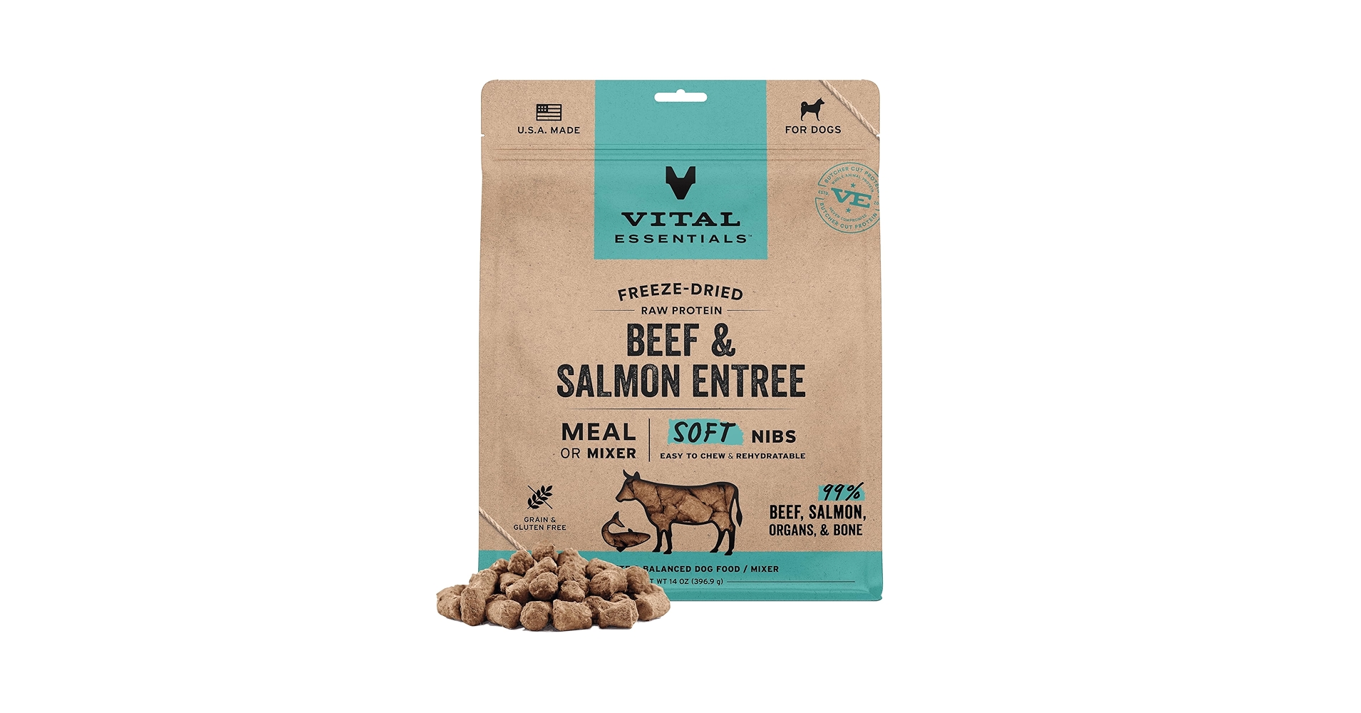 Amazon.com: Vital Essentials Freeze-Dried Raw Beef & Salmon