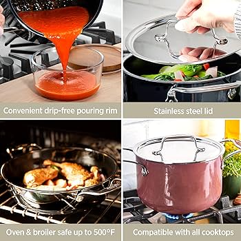 オールクラッド/All Clad　FUSIONTEC　スープポット４QT Amazon.co.jp: All-Clad FUSIONTEC 天然セラミック スチールコア