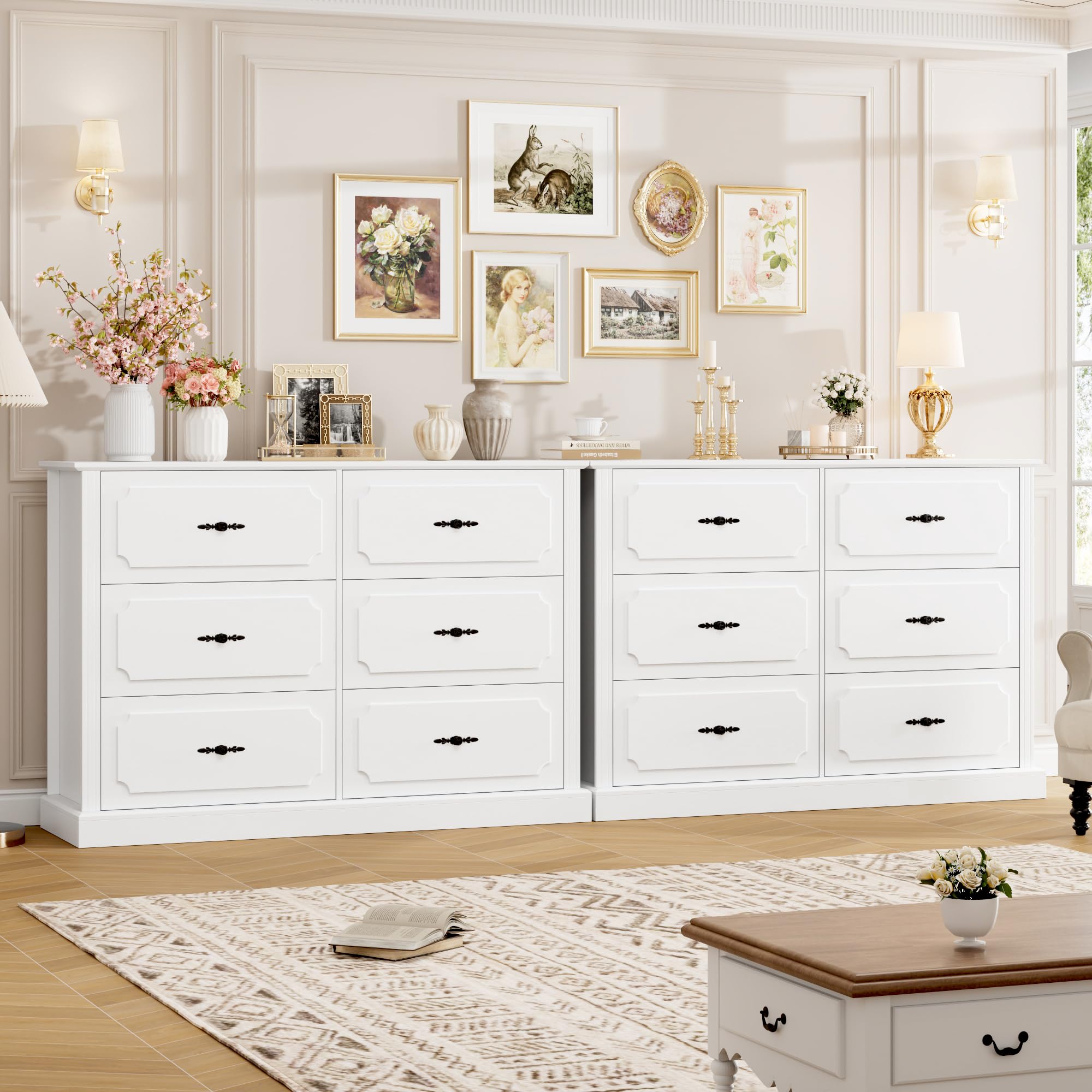 wayfair white dresser Amazon.com: FINETONES White Dresser, 47.2'' Chest of Drawers, Farmhouse Dresser  White Chest of Drawers with Large Storage, Storage Organizer for Home  Office : Home & Kitchen
