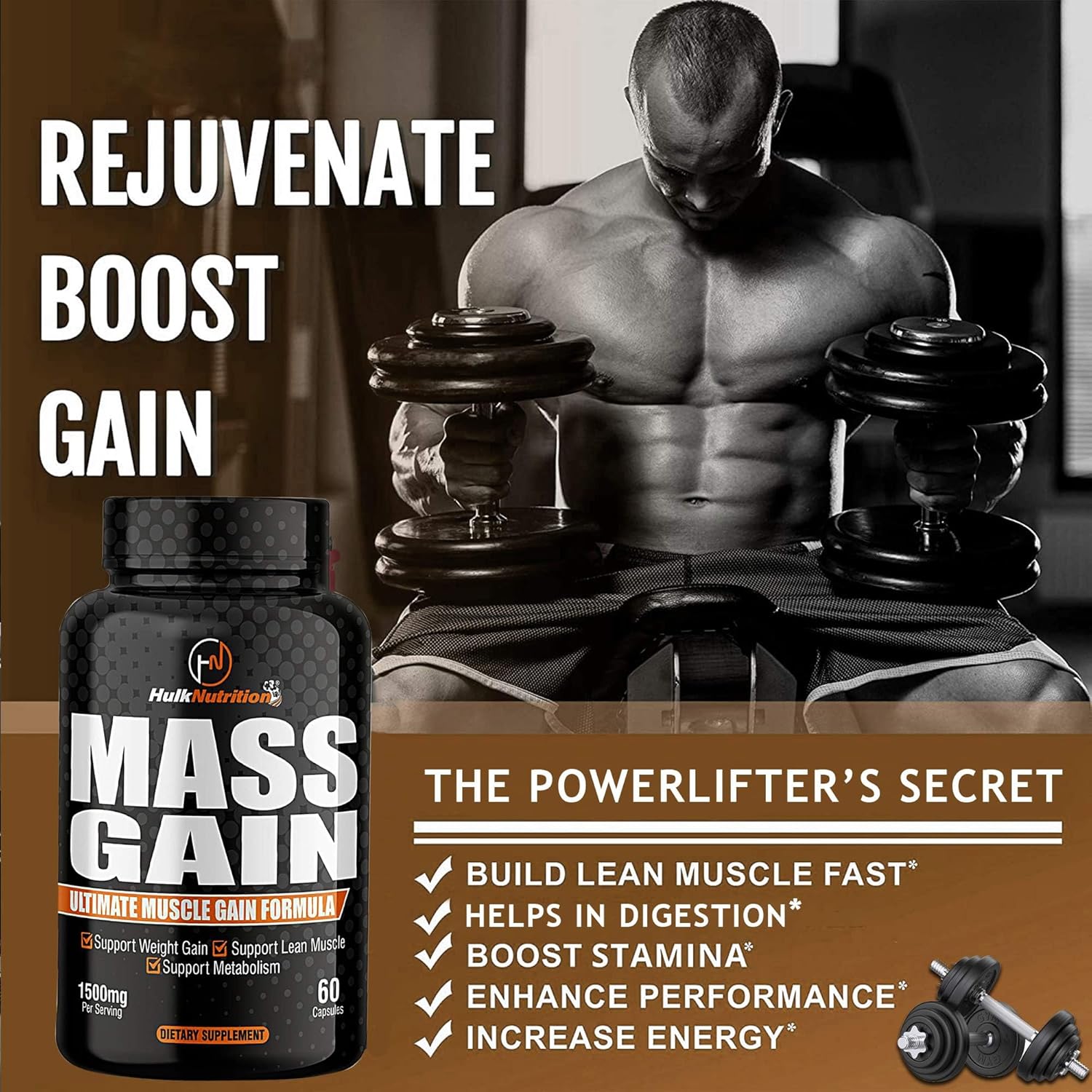 Buy Now Hulknutrition Bulk Gain Mass &Amp; Weight Gainer Capsule For Fas... 7 Buy Now Hulknutrition Bulk Gain Mass &Amp; Weight Gainer Capsule For Fas...