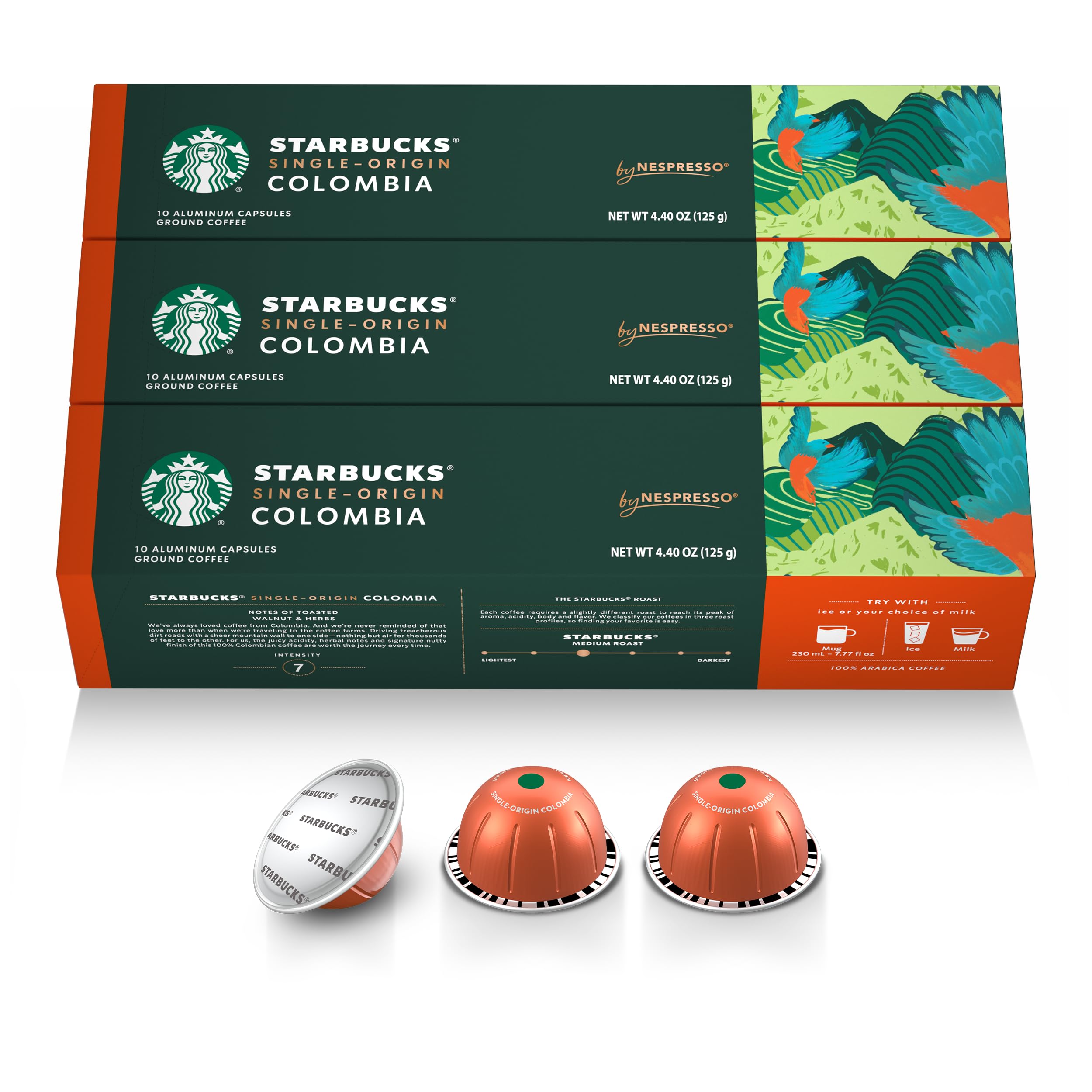 Amazon.com: Starbucks by Nespresso Vertuo, Single-Origin Colombia