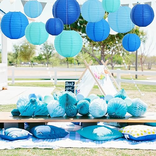 Miniatura 237 de BEISHIDA Faroles de papel redondos amarillos de 12 pulgadas, decorativos, colgantes, asiáticos, chinos, japoneses, lámpara para cumpleaños