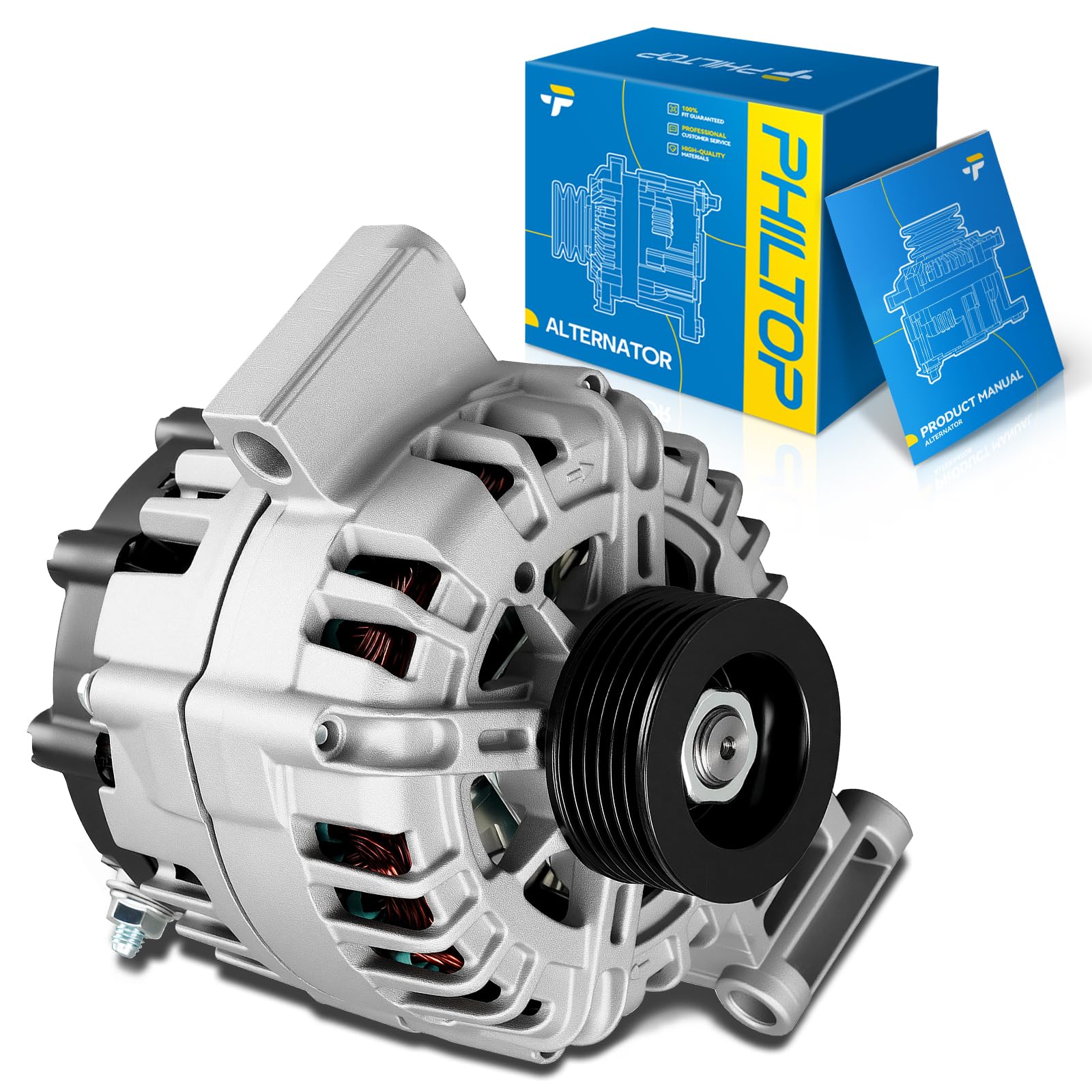 PHILTOP Alternator Fit for 2007-2012 Chevrolet Colorado 2.9/3.7L 11148N