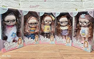 عروسة الأميرة هدية الأحلام للأطفال مصنوعة من مواد عالية الجودة مفصلة لليدين والقدمين جذابة مقاس 30 سم بشعر ساحر وسميك مع أغنية