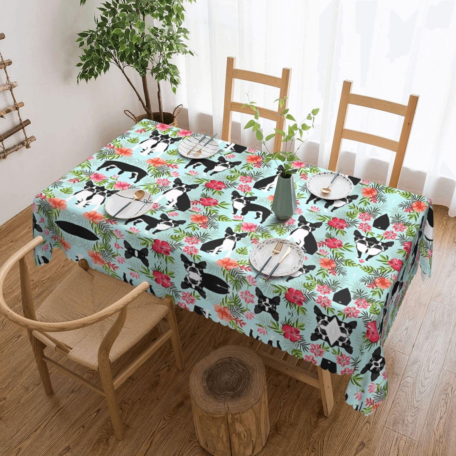 MROWYC dog Printed tablecloths are suitable for hotels, picnics, and parties, and can effectively protect the tabletop