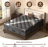 Vista 5 de Lechepussleep - Colchón completo Lechepus, colchón Lechepus de 14 pulgadas de espuma viscoelástica híbrida suave en caja, colchón de tamaño completo